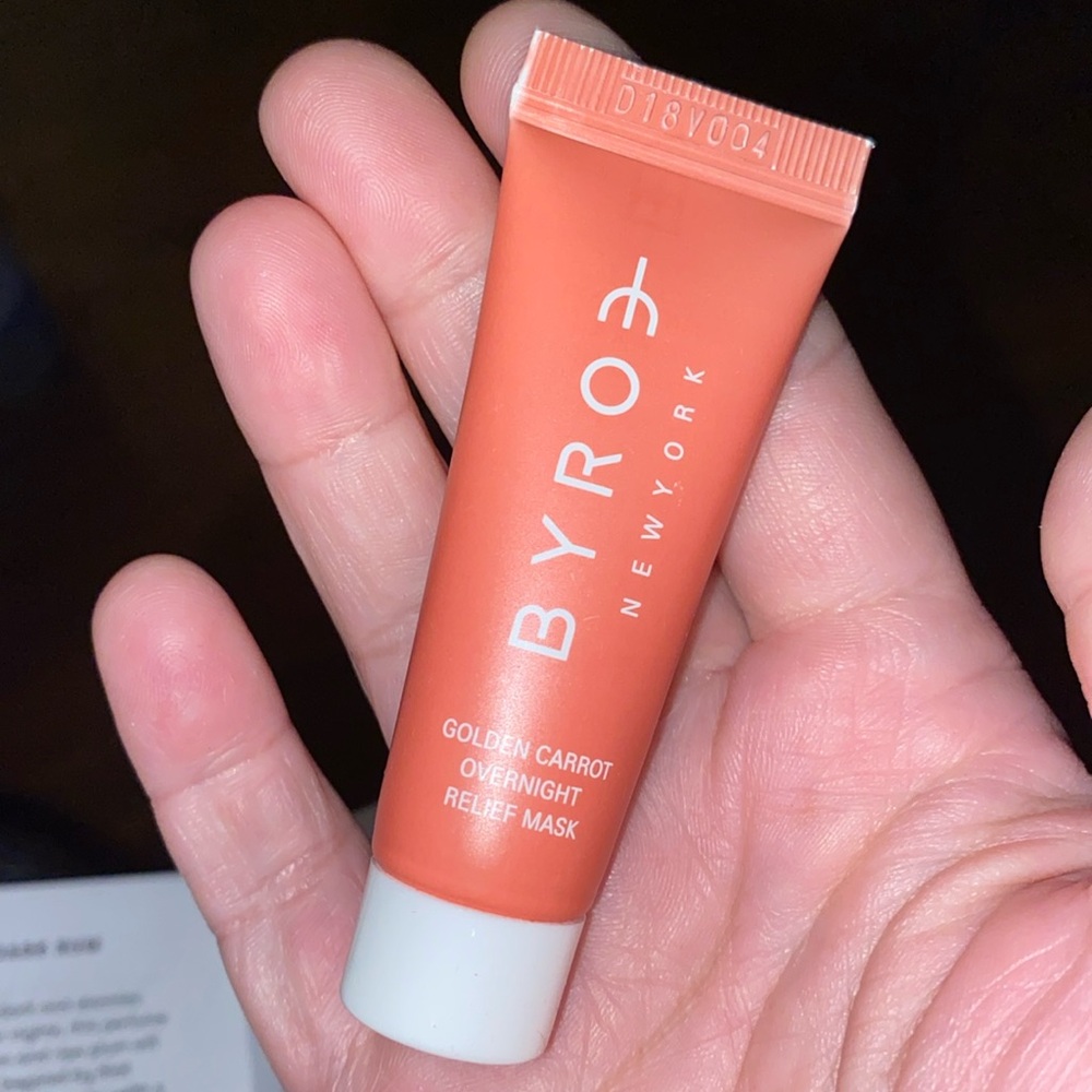 Deluxe Byroe golden carrot overnight relief mask